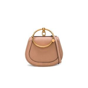 Chloe Small Nile Calfskin & Suede Bracelet Bag